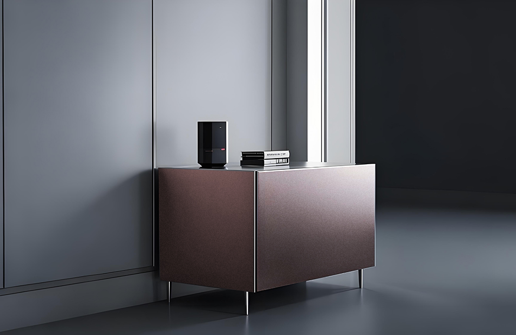 Color sandblasted stainless steel cabinet Color sandblasted stainless steel cabinet