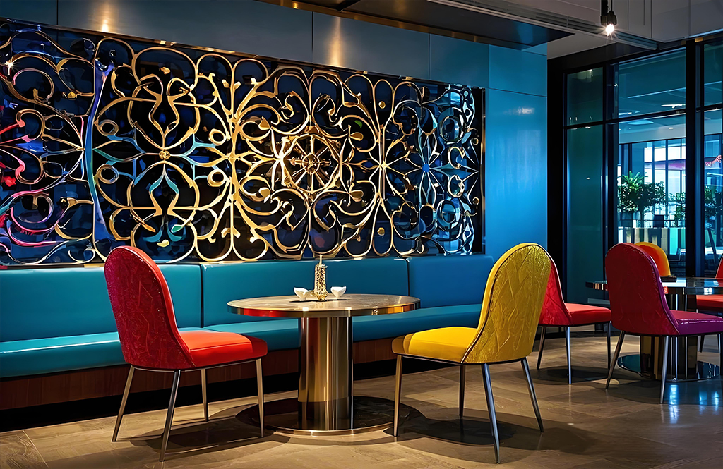 Hollow pattern color stainless steel decoration Hollow pattern color stainless steel decoration