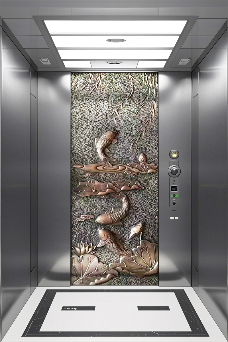 Carved copper plate for elevator decoration Carved copper plate for elevator decoration