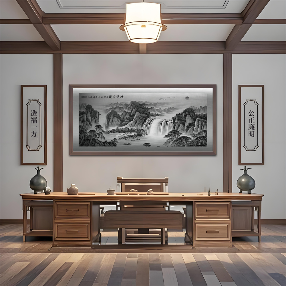 Stainless steel landscape painting Stainless steel landscape painting