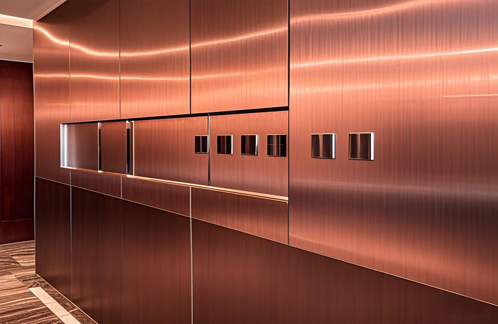 Nano coated stainless steel wall Nano coated stainless steel wall