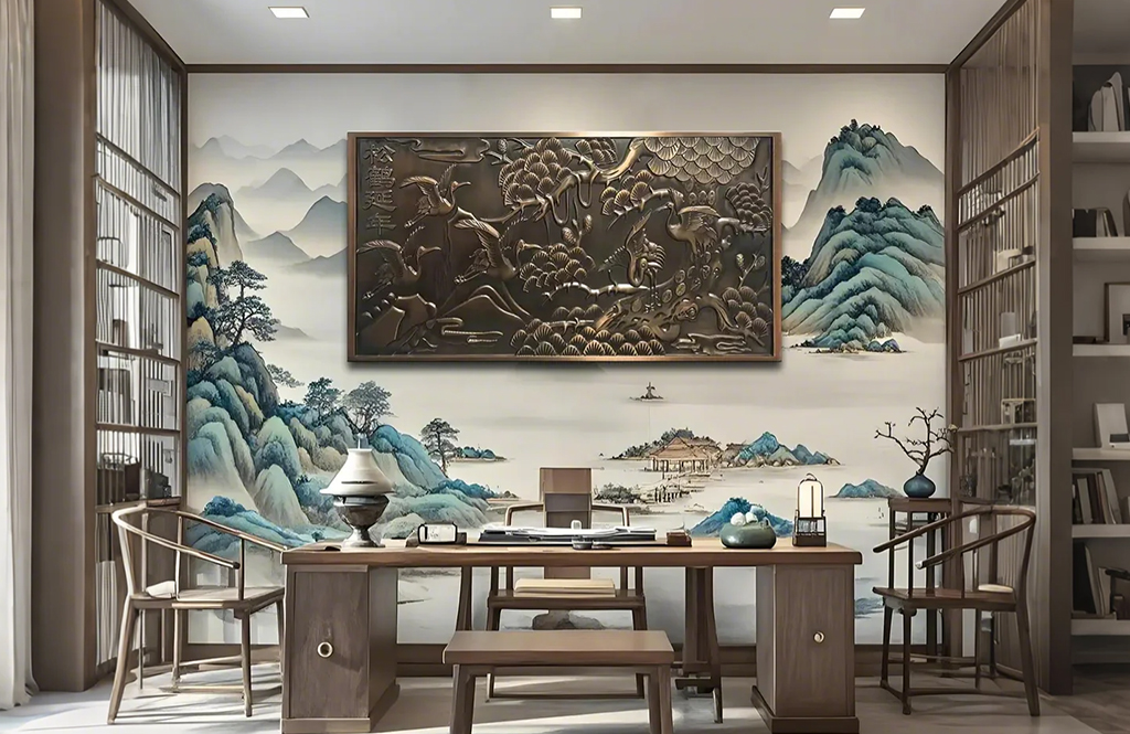 铜雕装饰画 铜雕装饰画