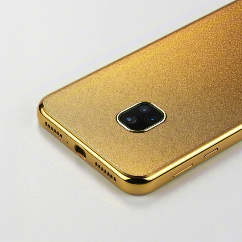 Gold sandblasted phone case Gold sandblasted phone case