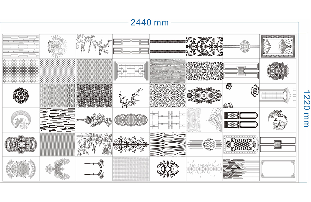 Etched stainless steel sheet design Etched stainless steel sheet design