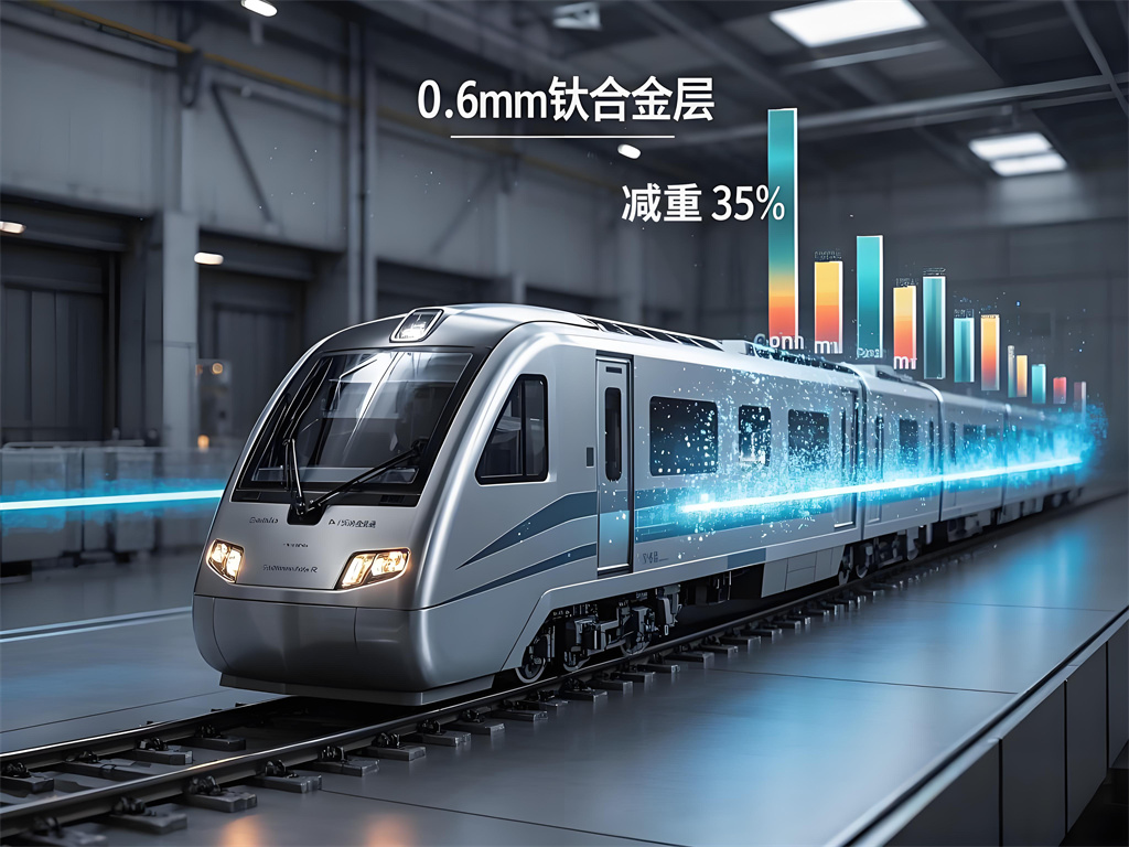 The weight of the train using 0.6mm alloy stainless steel sheet is reduced by 35% The weight of the train using 0.6mm alloy stainless steel sheet is reduced by 35%