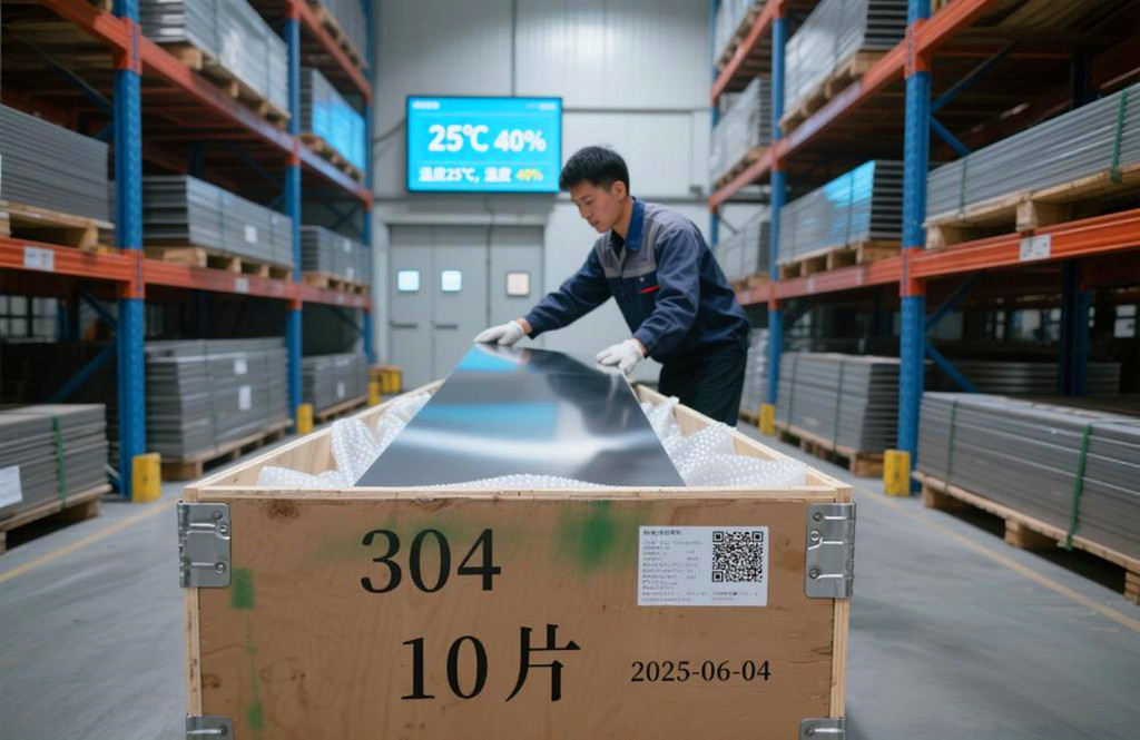Packaging and delivery of Decorative stainless steel sheet Packaging and delivery of Decorative stainless steel sheet