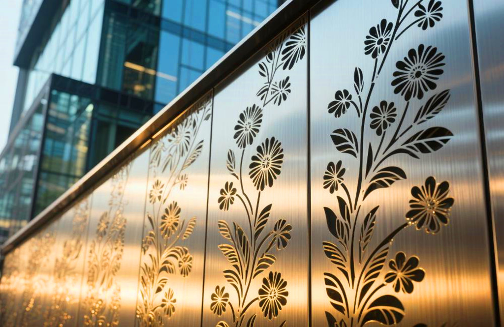 Etched stainless steel sheet architectural decoration Etched stainless steel sheet architectural decoration