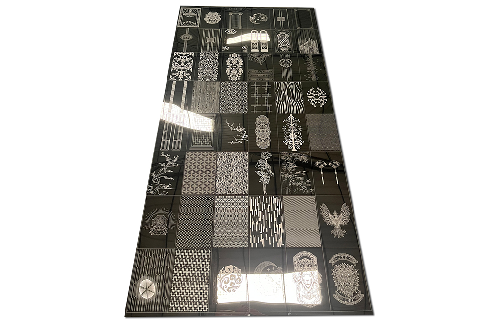Etched stainless steel sheet finished Etched stainless steel sheet finished