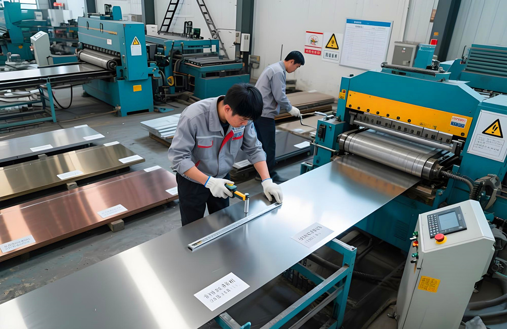 Production site quality inspection of Decorative stainless steel sheet Production site quality inspection of Decorative stainless steel sheet
