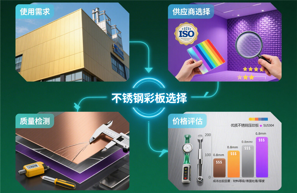 不锈钢彩色板的选购指南 不锈钢彩色板的选购指南