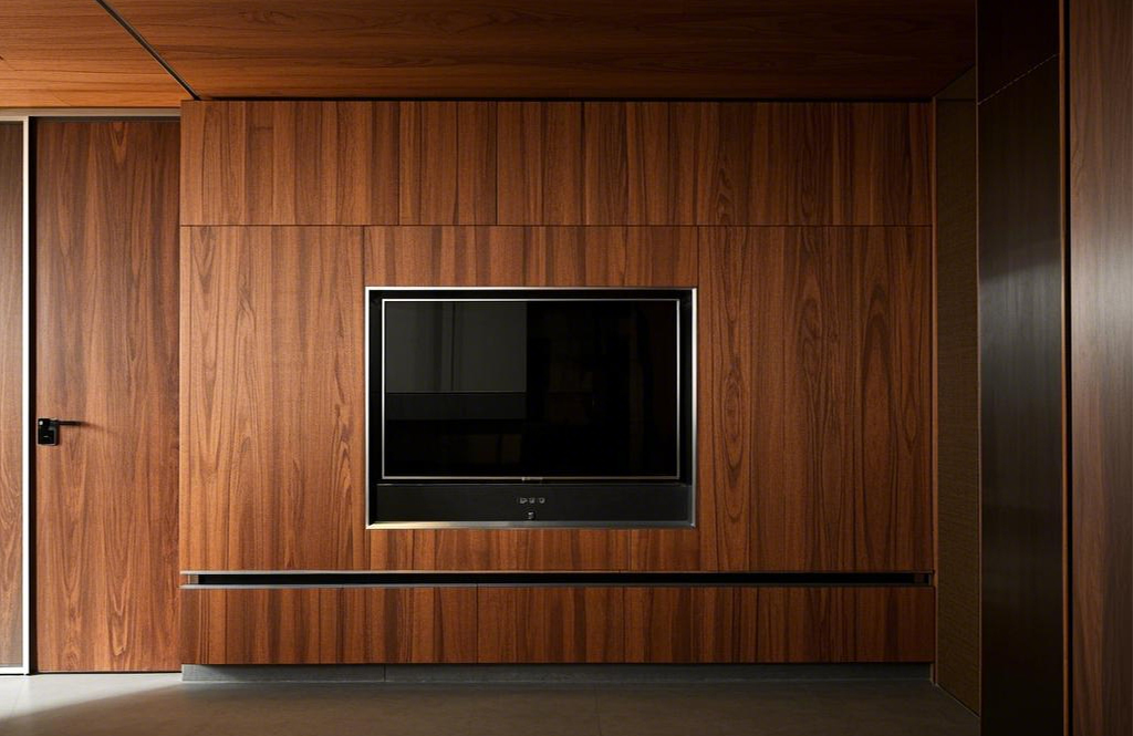 Imitation wood grain stainless steel
