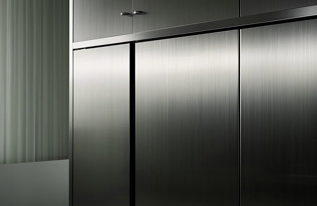 hairline stainless steel sheet wardrobe