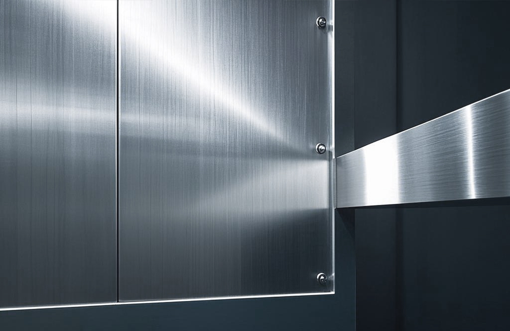 hairline stainless steel panel