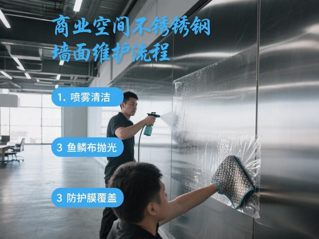 不锈钢装饰板清洁流程 不锈钢装饰板清洁流程