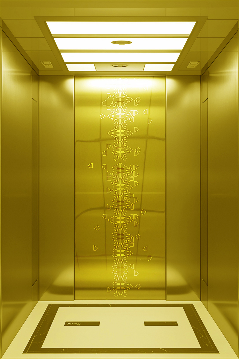 Elevator car stainless steel