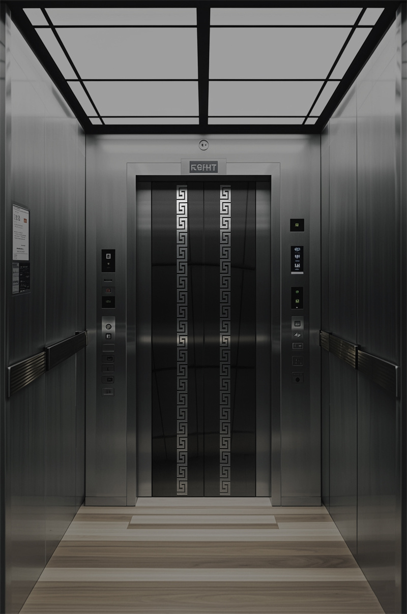 Elevator car door stainless steel