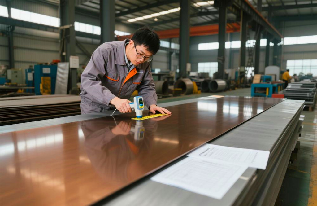 Color detection of colored stainless steel decorative panels Color detection of colored stainless steel decorative panels