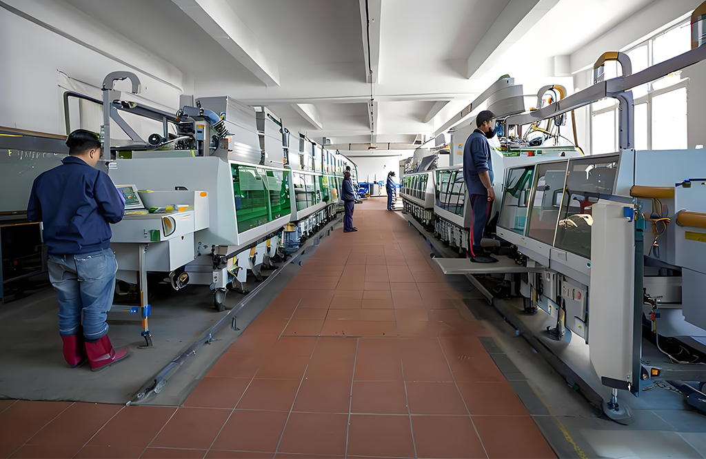 Etched stainless steel production line Etched stainless steel production line