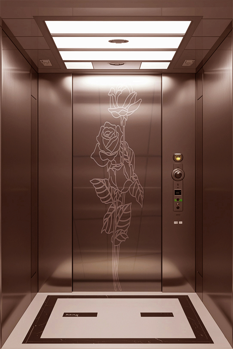 Rose pattern elevator car decoration stainless steel sheet