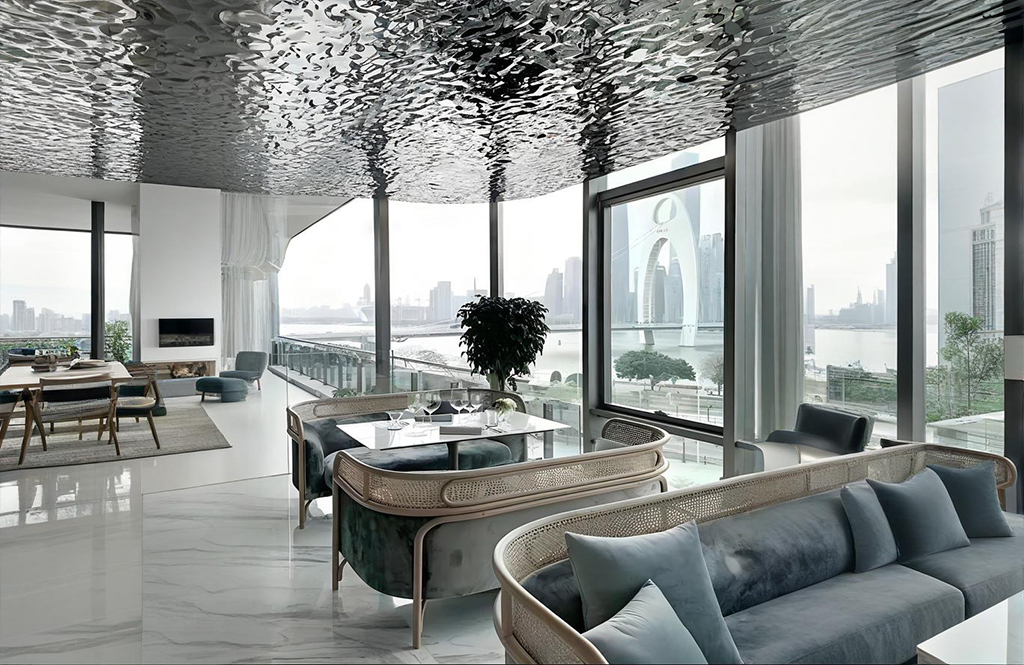water ripple Stainless steel